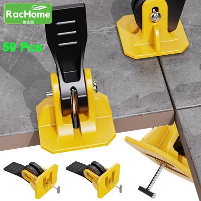 【CW】 50pcs Tile Leveling System Adjuster Positioning Artifacts Leveler Locator Spacers For Flooring Wall Construction Tools