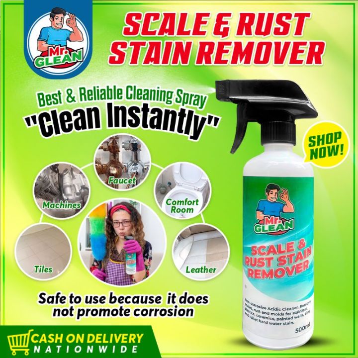 practical Mr. Glean Scale & Rust Stain Remover Cleaning Spray 500ml