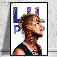 นักร้องแร็พนักร้อง Lil Peep โปสเตอร์แนวตั้งภาพวาดบนผ้าใบแบบแยกได้ความคมชัดสูงภาพงานภาพพิมพ์บนผนังสำหรับ714-B2ตกแต่งห้องและบ้านที่ทันสมัย