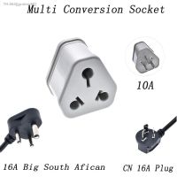 ♦ Power Adapter plug 10A to 16A converter 16A air conditioner high power large South African socket conversion head