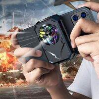 ▧☬◇ Gaming Cooler Mobile Phone Radiator Hurricane Turbofan Cooler Portable Magnetic Adjustable Cold Wind Handle Fan F30 For PUGB