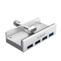 ORICO 4 Ports Clamp Type USB 3.0 HUB Aluminum External Multi Splitter Adapter for Desktop Laptop Computer Accessories