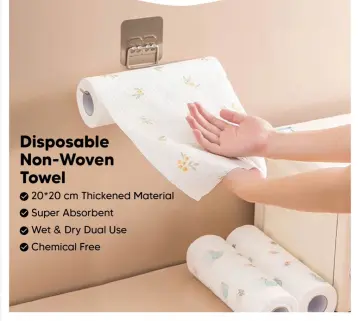 Disposable Nonwoven Fabric Paper Towels Roll Household Dishcloth Towels  Disposable Kitchen Washcloth Roll - China Nonwoven Disposable Kitchen Towels  and Washable Dishcloths price