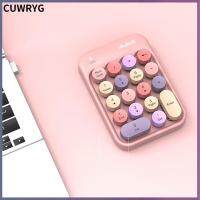 CUWRYG สีสันสดใส แล็ปท็อป กุญแจ18ดอก แผ่นหมายเลข Numpad แป้นตัวเลขแป้นพิมพ์ แป้นพิมพ์บัญชี