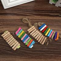 Smalll size Mini Wooden Clips 25/35/45/72mm Coloful Clips Photo Clips for sheets DTY Clothespin Craft Decor Clips Pegs Clips Pins Tacks