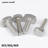 Gb37สแตนเลส T Bolt T สกรู M5/M6/M8 T สกรูสี่เหลี่ยม