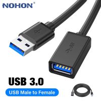 Kabel ekstensi USB 3.0 kabel Data ekstensi USB pria ke wanita untuk TV pintar PS4 PS3 Xbox One SSD kabel Data ekstensi Laptop 5m