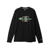 CHAMPION MEN - JP เสื้อยืดแขนสั้นผู้ชาย-ไซส์เอเชีย LONG SLEEVE T-SHIRT  C3-US404-090