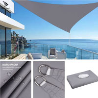 5X5X5M สามเหลี่ยม Sun Shade Sail Canopy Sunshine Block Shade ผ้าสำหรับกลางแจ้ง Shade Pool Yard Patio Deck Garden