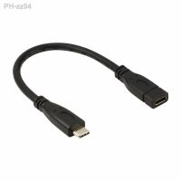 20CM USB-C Type C Male to Female USB 3.1 Extender Extension Short Cable Cord for Nintendo Switch Macbook 2016 Dell XPS