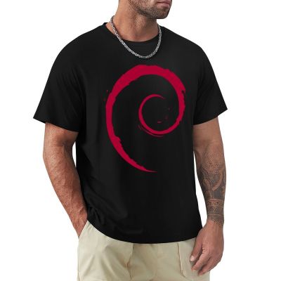 Technology - DebianLogo เสื้อยืดเสื้อกราฟิก
