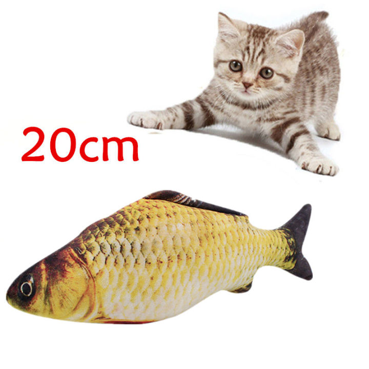 familiars-สินค้าพร้อมส่ง-20cm-ตุ๊กตา-ปลา-ตุ๊กตาปลาแมว-ของเล่นแมว-ตัวใหญ่มีซิป-บรรเทาความเครียดของแมว