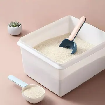 Flat Design Rice Scoop for Bag Small Measuring Cup with Milliliter Markings  Precision Rice Measuring Cup