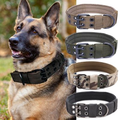 [HOT!] Military Tactical Dog Collar K9 Working Durable Adjustable Collar Outdoor Training Pet Dog Collars For Large Dogs Pet Products