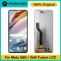 6.8 Original Motorola Moto G60 LCD Display Touch Screen Digitizer Assembly For MotoG60 PANB0001IN Motorola G40Fusion Disp