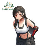 EARLFAMILY 13เซนติเมตร X 8เซนติเมตรการ์ตูน Tifa Lockhart สุดท้ายแฟนตาซีสติกเกอร์รถสำหรับรถหน้าต่างกันชนตกแต่งอะนิเมะไวนิลกันน้ำรูปลอก