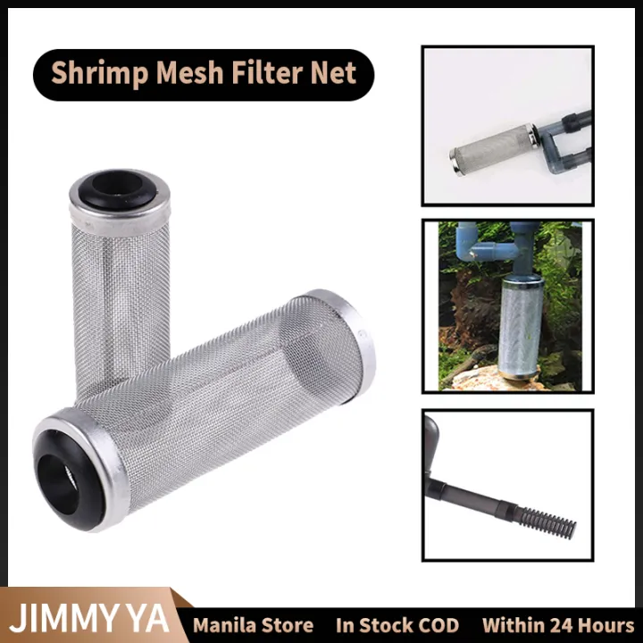 Stainless Steel Shrimp Mesh Filter Net 12/16mm Diameter Fish Tank Mesh Filter Aquarium