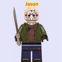 ใช้งานร่วมกับ Legoing Minifigures วันศุกร์ที่13th Jason สวยบล็อกตัวต่อเด็กของเล่นเพื่อการศึกษาสำหรับเด็ก