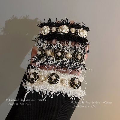 [COD] Diamond-encrusted pearl flower hair clip ins Korean new light luxury temperament niche fashion all-match accessories wholesale
