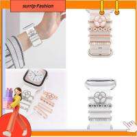 SURRIP FASHION กำไลข้อมือสร้อยข้อมือ เครื่องประดับสายนาฬิกา เพชรประดับเพชร โลหะสำหรับตกแต่ง แหวนตกแต่ง ของใหม่ เข็มกลัดติดผนัง เสน่ห์ของสายรัดข้อมือ อุปกรณ์เสริมสายรัด