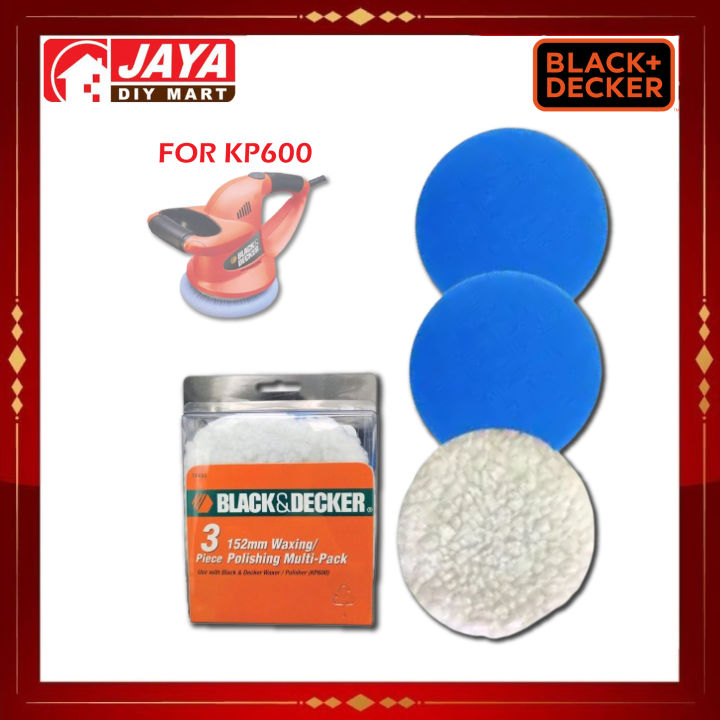 BLACK & DECKER CAR POLISH PAD 74-603 (WAXING POLISHING FOR KP600 CAR  POLISHER)