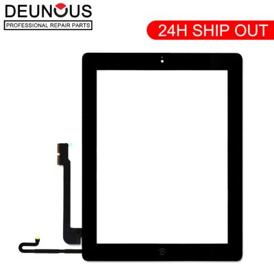 ✉☫▧ New Touch Screen For iPad 3 4 iPad3 iPad4 A1416 A1430 A1403 A1458 A1459 A1460 LCD Outer Digitizer Sensor Glass Panel Replacement