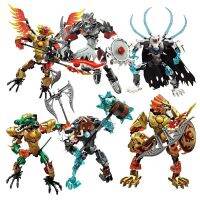 [2023ร้อน] 2021ใหม่ Super Chima HERO Bionicle การสร้างหุ่นยนต์ Mainan Balok ของขวัญตุ๊กตาขยับแขนขาได้เข้ากันได้กับ Lepining Cragger Drago Chimaed