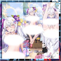 Blue Archives Shirasu Azusa ปลอกหมอน Dakimakura Peach Skin 2Way Jananese ปลอกหมอนการ์ตูน