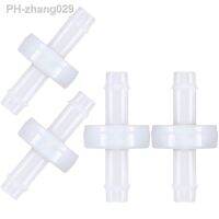 4Pcs Check Valve PVDF Wear-Resistant One-Way Check Valve For Fuel Gas Liquid Air 1/4 Inch 6 Mm