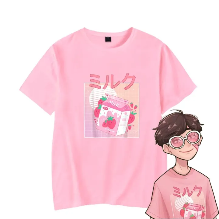 Georgenotfound merch strawberry milk t 