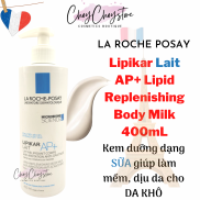 Kem dưỡng La Roche Posay Lipikar Lait AP+ Body Milk 400mL dạng sữa giúp