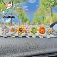 ดอกไม้สั่นหัว OSSMAX รถสั่นหัวดอกไม้คอนโซลกลาง Mobil Hias สั่นหัวกระจกมองหลังรถตกแต่งรถเครื่องประดับศีรษะ