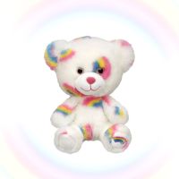 ? ตุ๊กตาหมี บิ้วอะแบร์ สีรุ้ง ตัวเล็ก ⭐️Build A Bear⭐️Collection Summer Of Hugs⭐️สินค้ามือสองคุณภาพสูงนำเข้าจากอเมริกา??