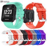 YAYUU กำไลข้อมือสำหรับ Forerunner,Tali Jam Tangan Silikon 35สายรัดข้อมือสำหรับ Garmin Forerunner สายอะไหล่35สมาร์ทวอท์ช