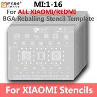 BGA Reballing Stencil Template สําหรับ Xiaomi 12/11/10 Note8 SM6125 SDM710 SM8250 K50 K20 K30 PRO MI9 MI8 MI5 หมายเหตุ 2/3/4 Redmi