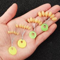 ₪❒ 60Pcs 10 Set S M L Big Line Stops Space Beans Fishing Tackle Sea Carp Fly Fishing Bait Sport Tool Float Catfish Round Float Ball