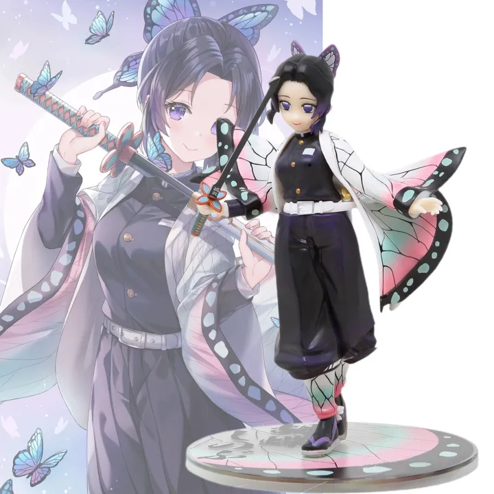 17.5cm Demon Slayer Figure Collectible Miniature Figurine Butterfly ...