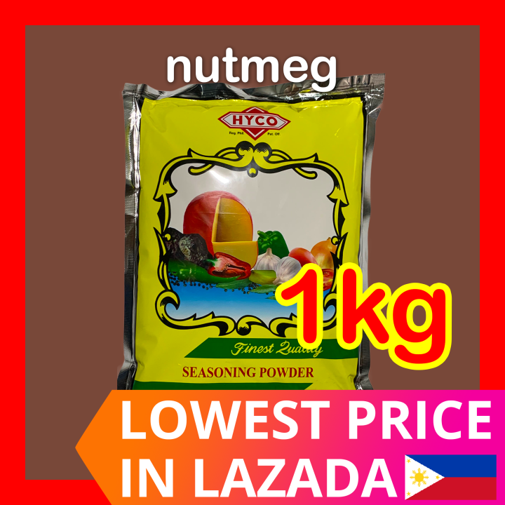 1kg Hyco CONCENTRATED NUTMEG POWDER Ground Grated for Baking Custard
