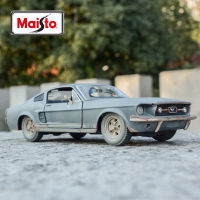 Maisto 1:24 1967 Ford Mustang GT R กีฬารถ Static Die Cast ยานพาหนะรุ่นสะสมรถ Toys