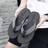 Mens summer slippers non-slip beach shoes fashionable outer wear personalized sandals outdoor sandals trendy soft-soled flip-flops