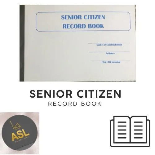 Senior Citizen Book for Pharmacy / Record Book Lazada PH