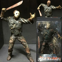 Jason Horror Toys Hall Of Fame Green Uniform Jason Voorhees PVC Action Figure Doll 18CM888