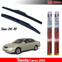 ที่ปัดน้ำฝน ใบปัดน้ำฝน ซิลิโคน ตรงรุ่น Toyota Camry ปี 2003-2007 ไซส์ 24-19 ยี่ห้อ Diamond กล่องแดง