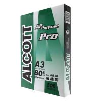 กระดาษ ถ่าย เอกสาร ALCOTT A3 80 แกรม PRO Green (500แผ่น/รีม)