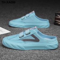 Mens shoes the summer air thin kind of men tide joker heelless slippers half pedal lazy leisure