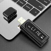 Bluetooth 5.0 Dongle Receiver Transmitter LED Car FM Modulator Card Reader 3.5mm AUX USB Wireless Audio Adapter Handsfree Mic