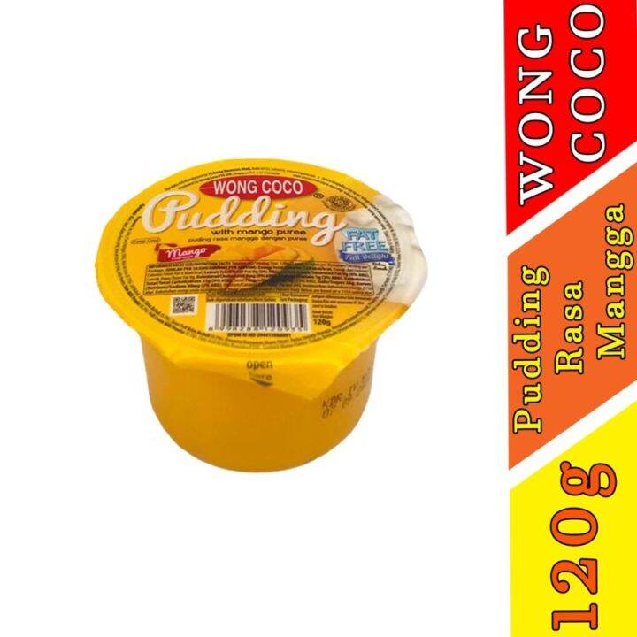 Pudding - Wong Coco - Pudding Rasa Mangga Dengan Pure - 120g | Lazada ...