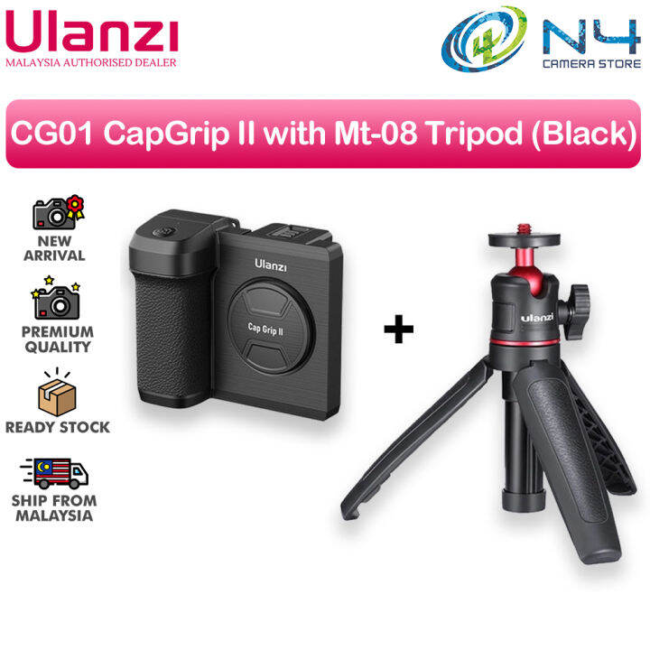 ULANZI CG01 CapGrip II Wireless Bluetooth Smartphone Selfie Handle Grip ...