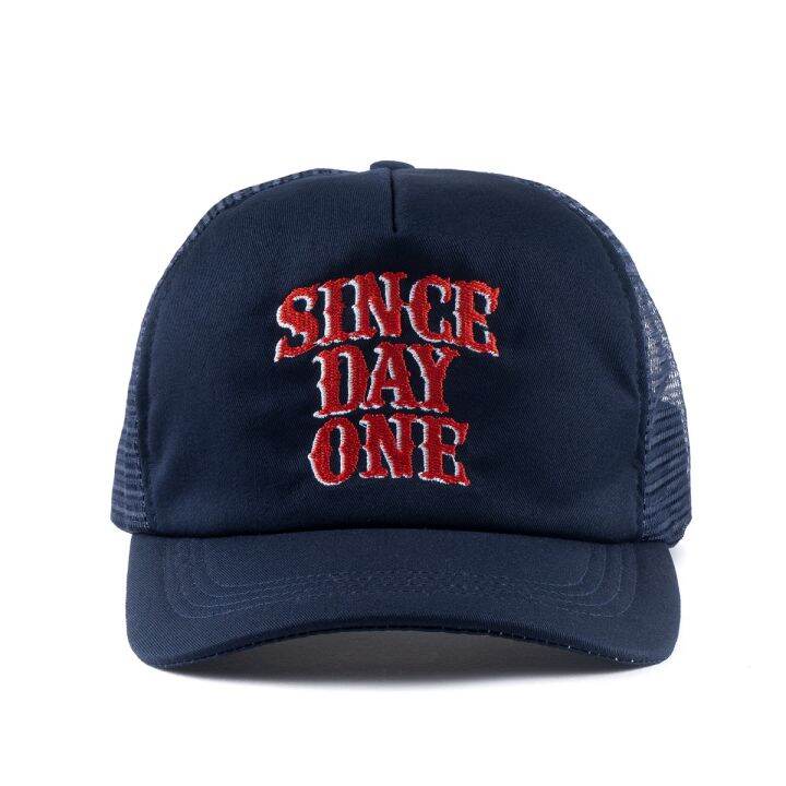 Daily Grind Red One Trucker Cap Navy Blue Lazada Ph