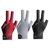 【LZ】☬♤卐  1PCS Spandex Snooker Billiard Left Hand Three Fingers Snooker Billiard Glove Elasticity Billiard Training Gloves Accessories